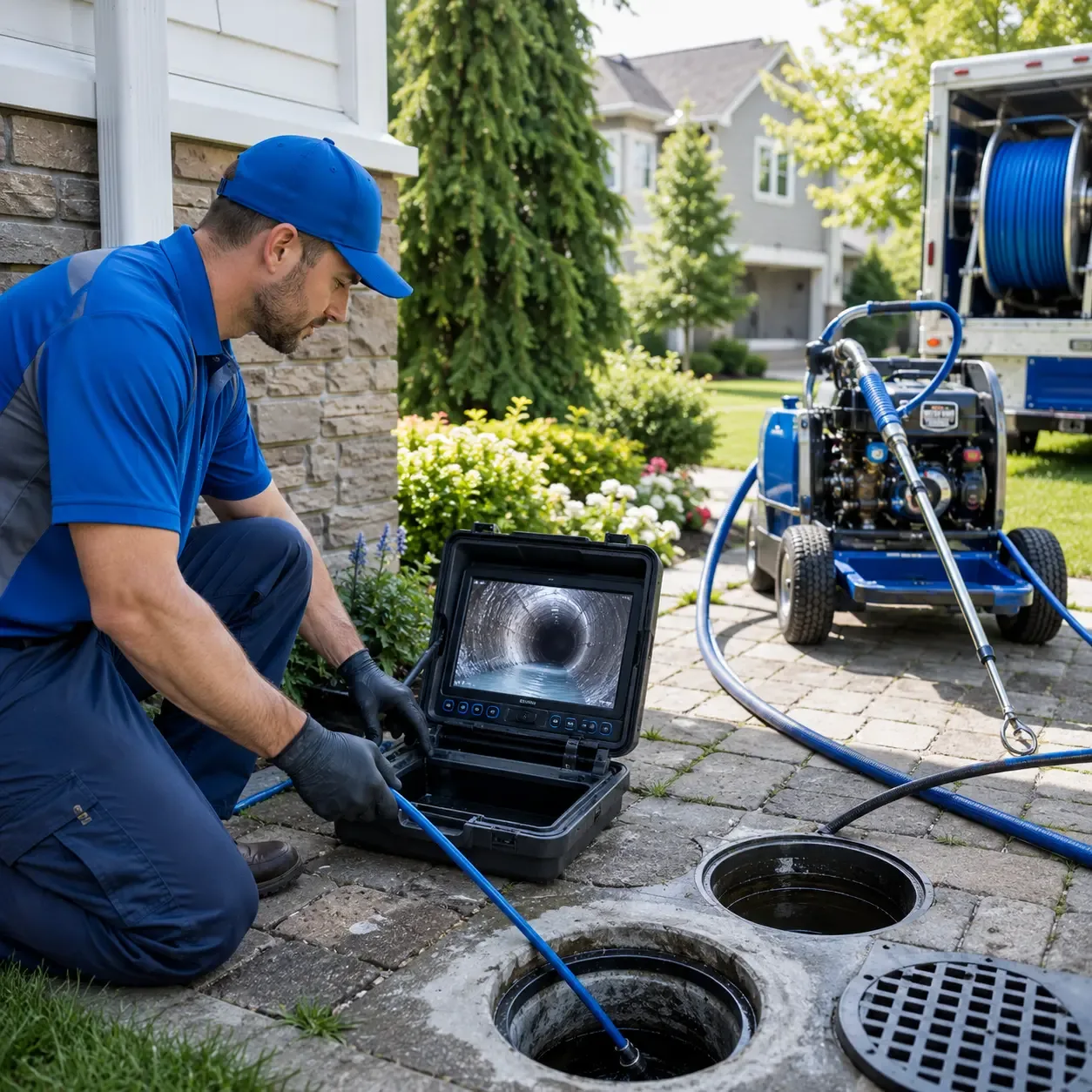 Outdoor drain cleaning professionals serving Matagorda, TX